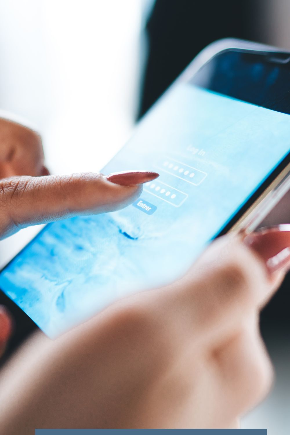 User logging into a new social media app 2025 on smartphone screen.